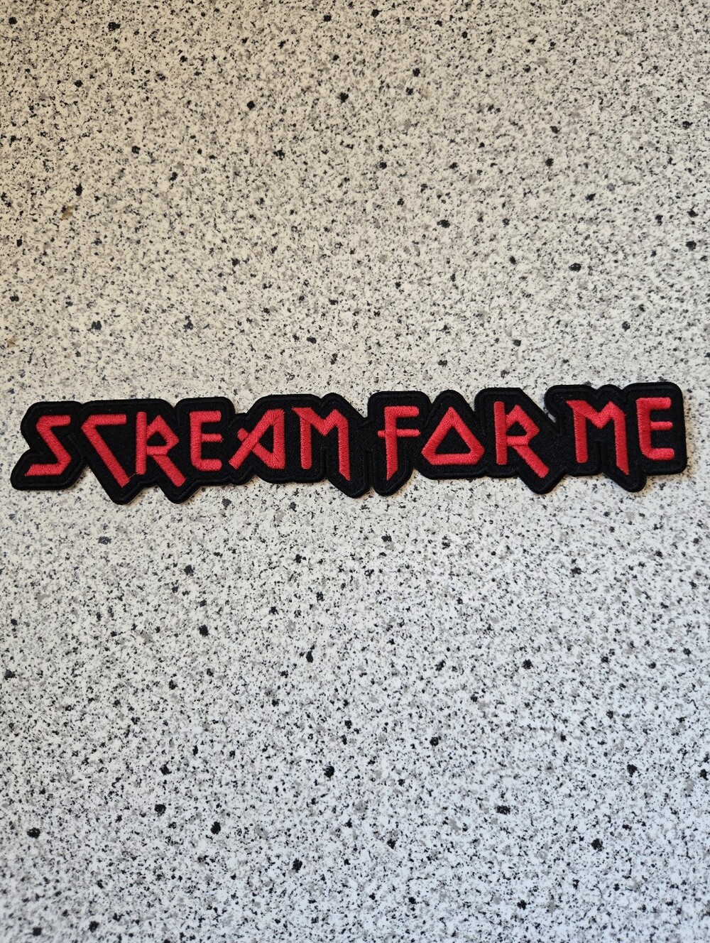Iron Maiden "Scream For Me" Embroidered Patch
